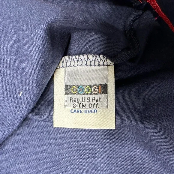 VINTAGE COOGI KNITWEAR TSHIRT STYLE ON SPELLOUT NWT- Dead-stock-3XL-Original Bag - Picture 4 of 15